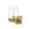 Z-Lite Callista 1 Light Vanity, Rubbed Brass & Clear 3032-1V-RB - alternate 4